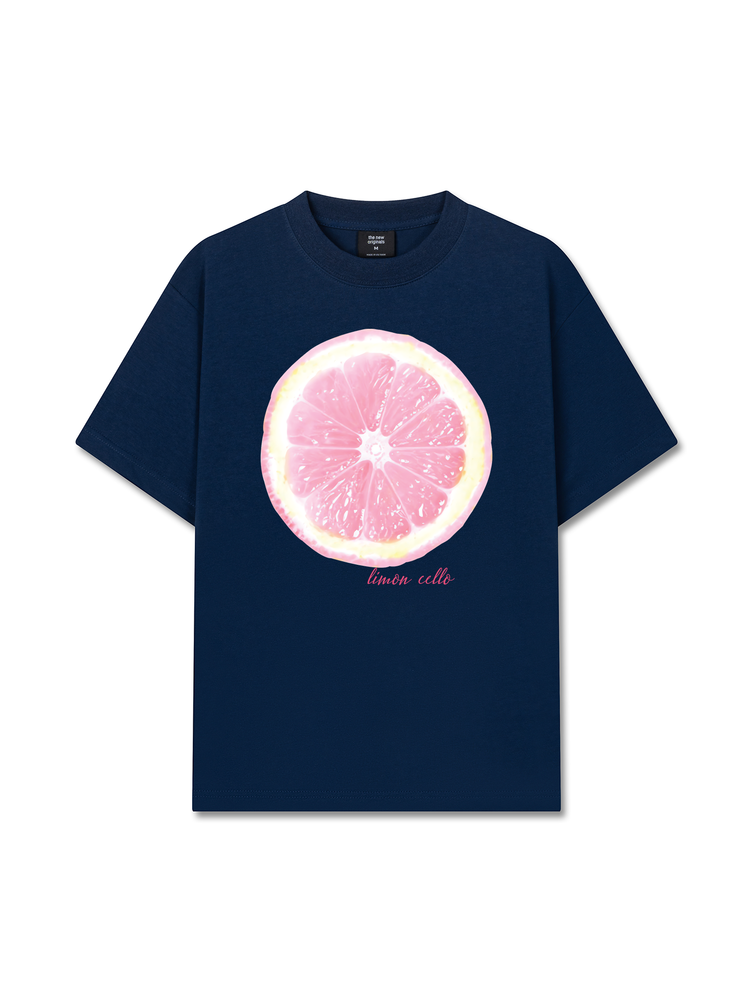 Áo Thun Relaxed Fit Pink Limon Cello