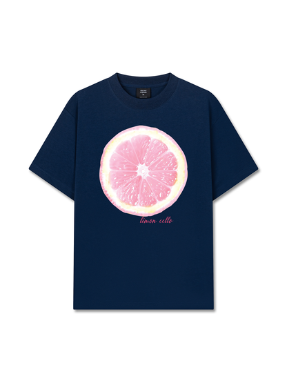 Áo Thun Relaxed Fit Pink Limon Cello