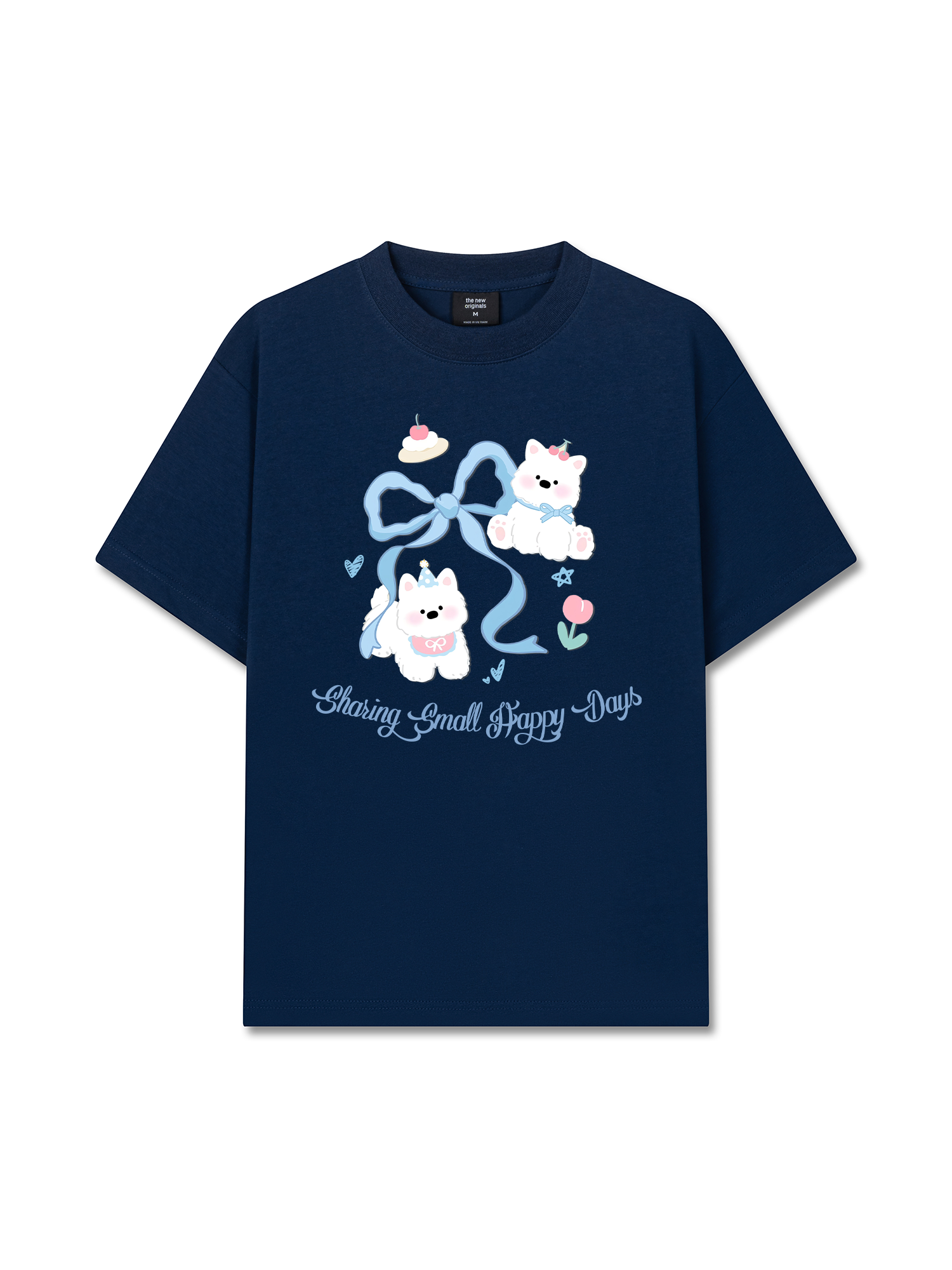 Áo Thun Relaxed Fit Daily Cuties Sharing Small Happy Days