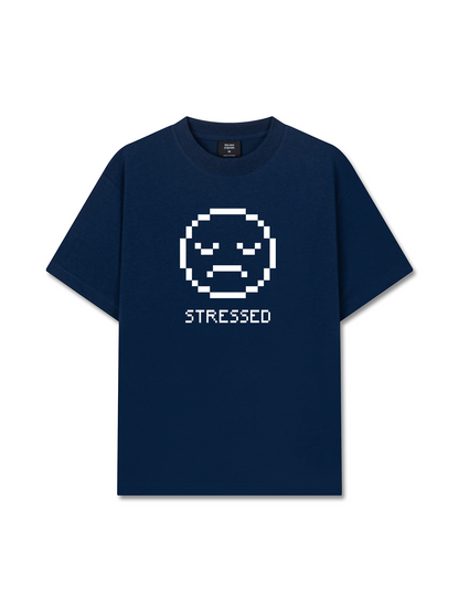 Áo Thun Relaxed Fit Pixel Universe Stressed DT0164DT