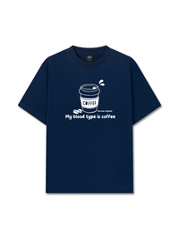 Áo Thun Relaxed Fit My Blood Type Is Coffee