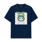 Áo Thun Relaxed Fit Animal Mood Meow Green Pink
