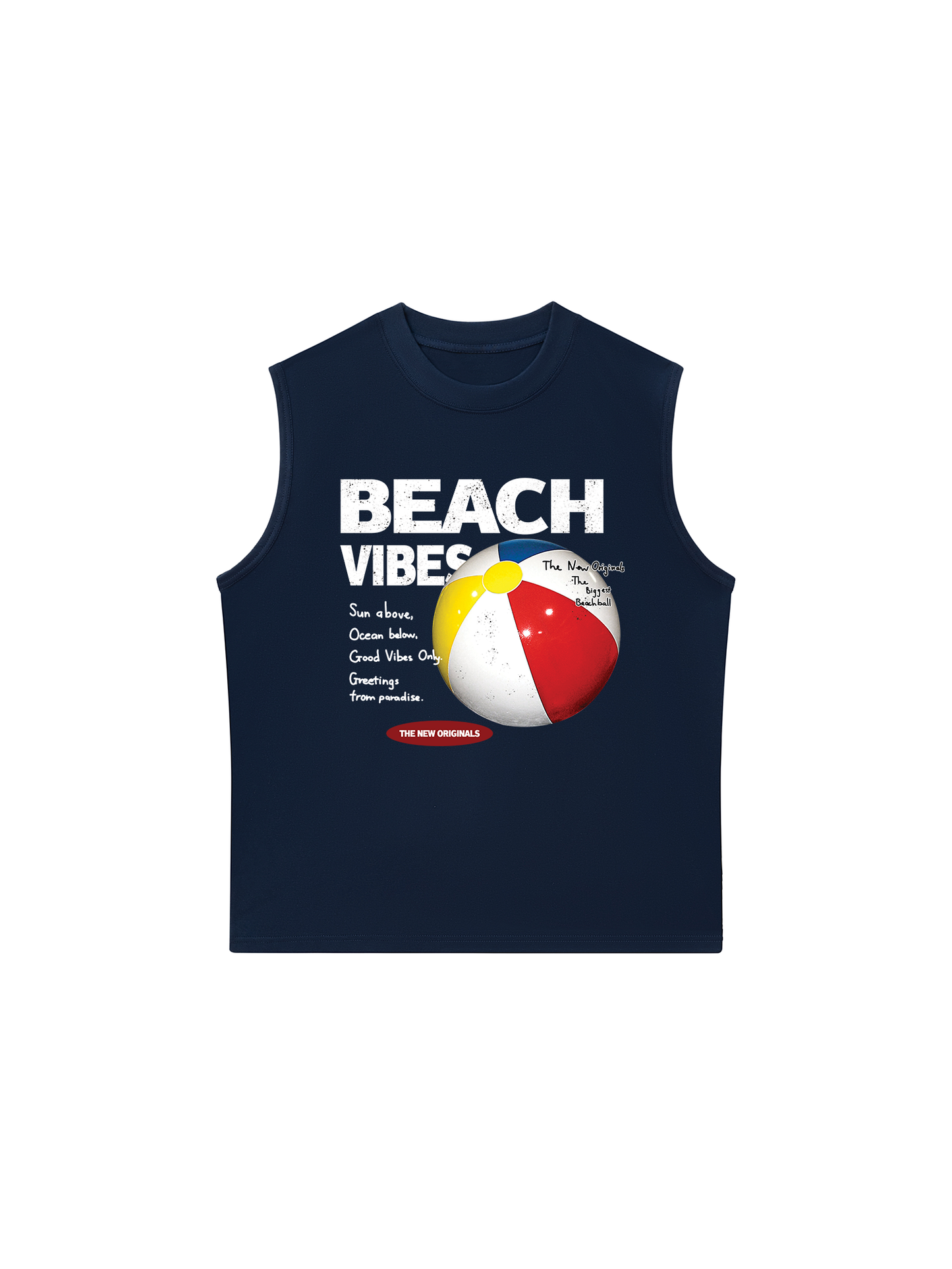 Áo Ba Lỗ Relaxed Fit Beach Vibes