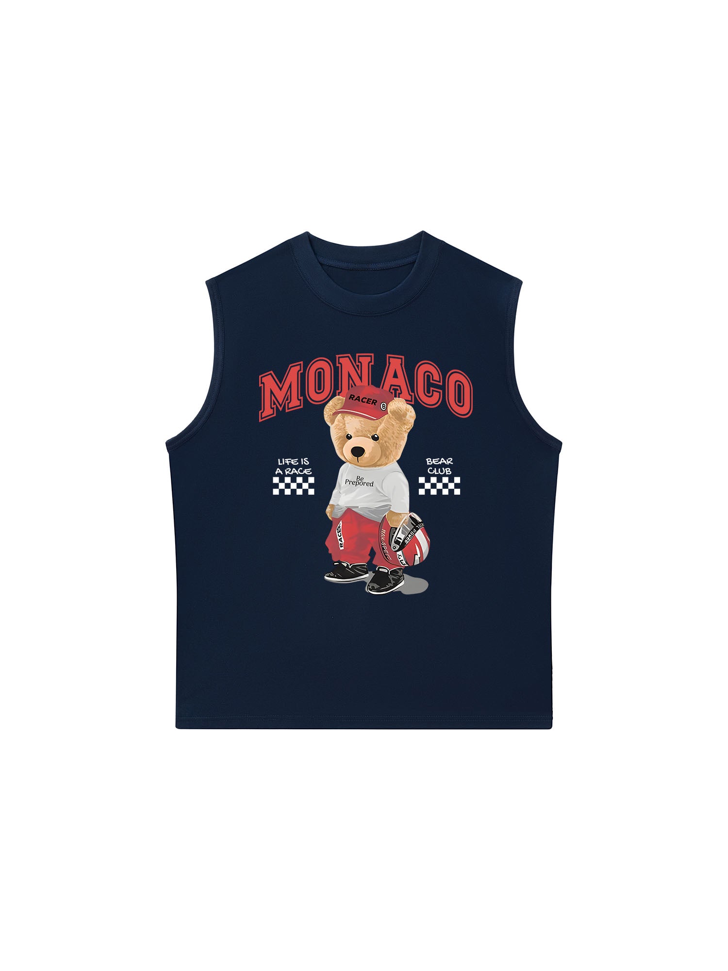 Áo Ba Lỗ Relaxed Fit Monaco Bear Club