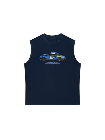 Áo Ba Lỗ Relaxed Fit Porsche 911 Track Car T Shirt