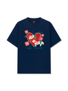 Áo Thun Relaxed Fit Animal Mood Love Turr Into Flower
