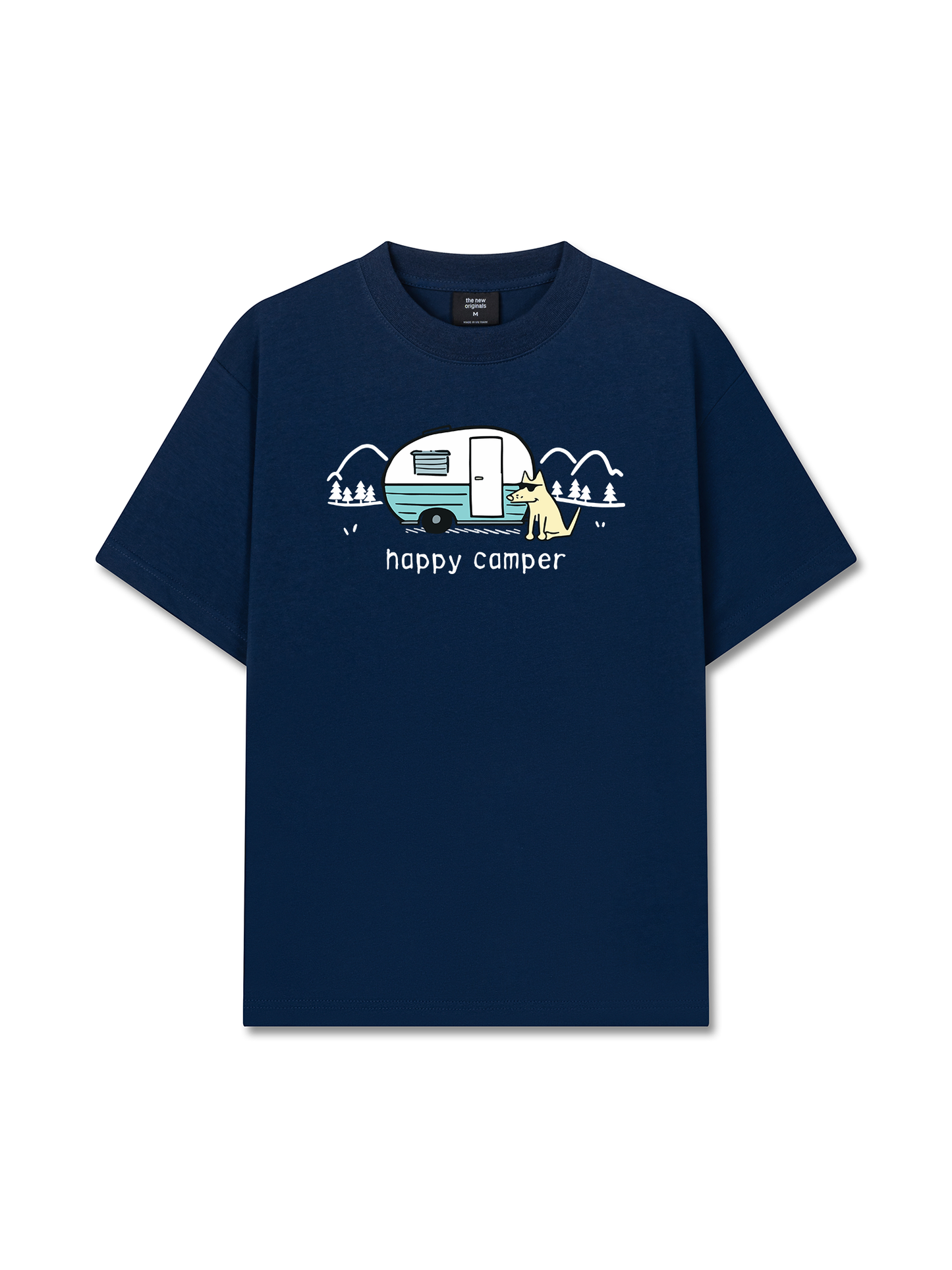 Áo Thun Relaxed Fit Go Outside Happy Camper