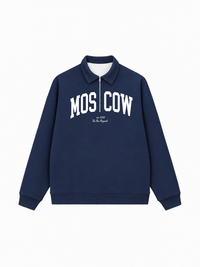 Áo Sweater Polo Nỉ Hai Da MOSCOW