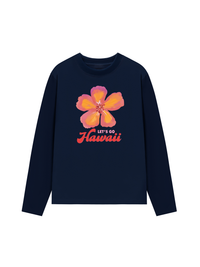 Áo Thun Dài Tay Summer Vibes Hawai Flower