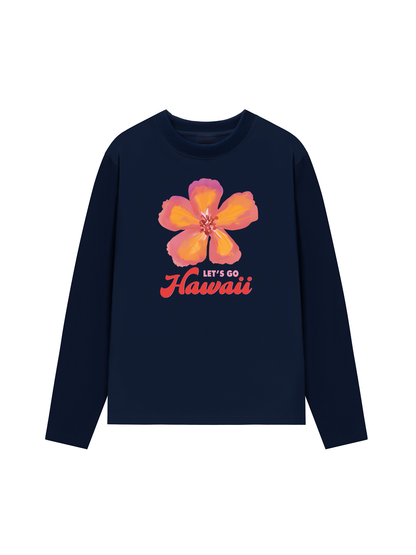 Áo Thun Dài Tay Summer Vibes Hawai Flower