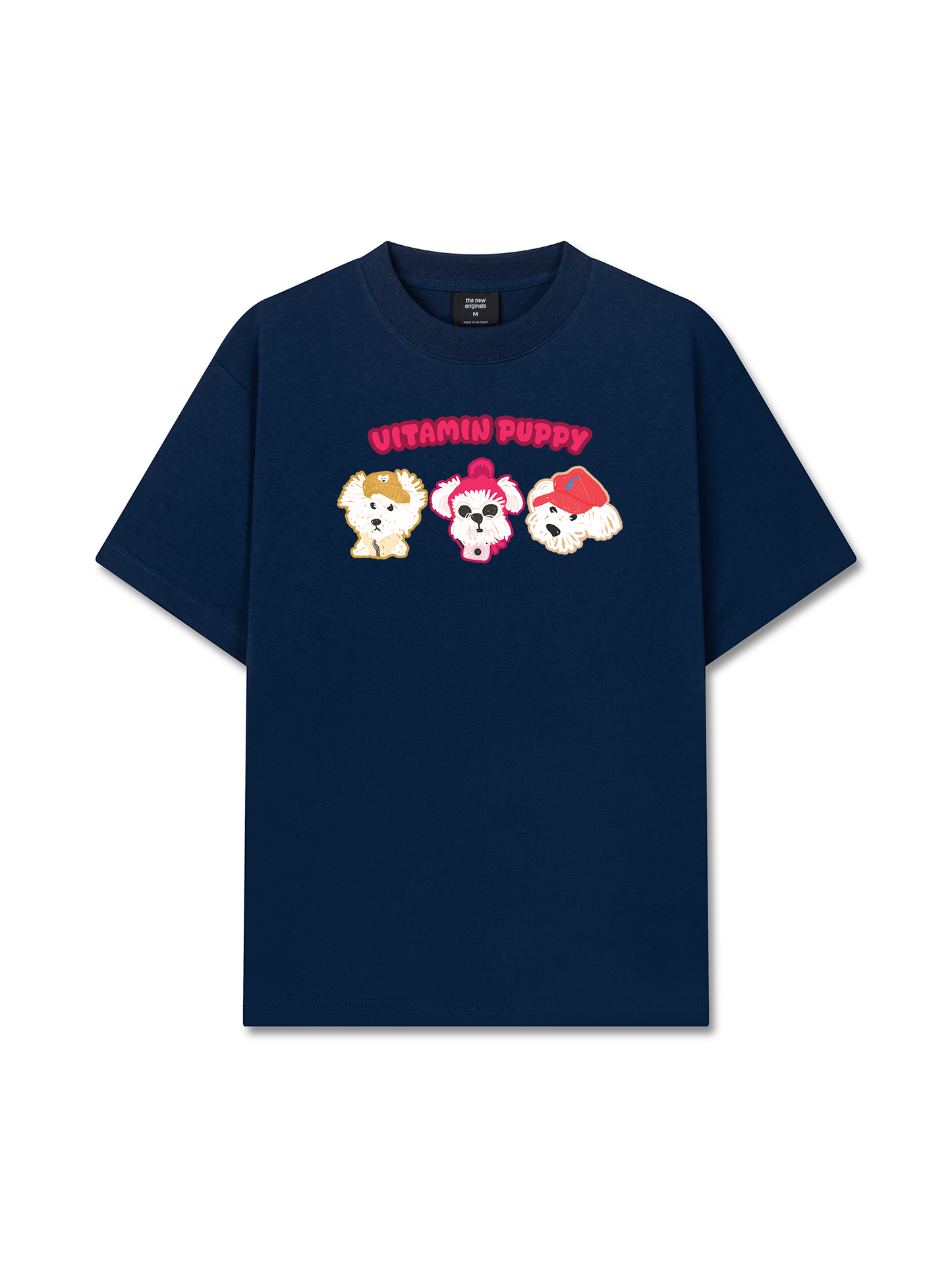 Áo Thun Relaxed Fit Animal Mood Viatmin Puppy
