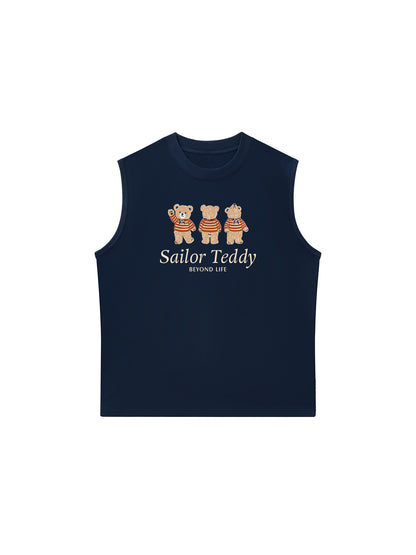 Áo Ba Lỗ Relaxed Fit Sailor Teddy