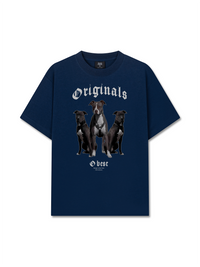 Áo Thun Relaxed Fit  Animal Mood PitBull Dog