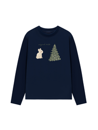 Áo Thun Dài Tay Winter Bunny Xmas