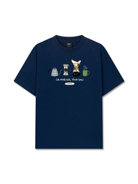 Áo Thun Relaxed Fit Cà Phê Đã, Tính Sau