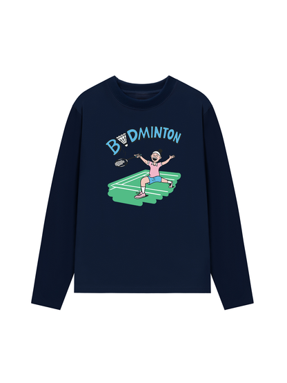 Áo Thun Dài Tay Badminton