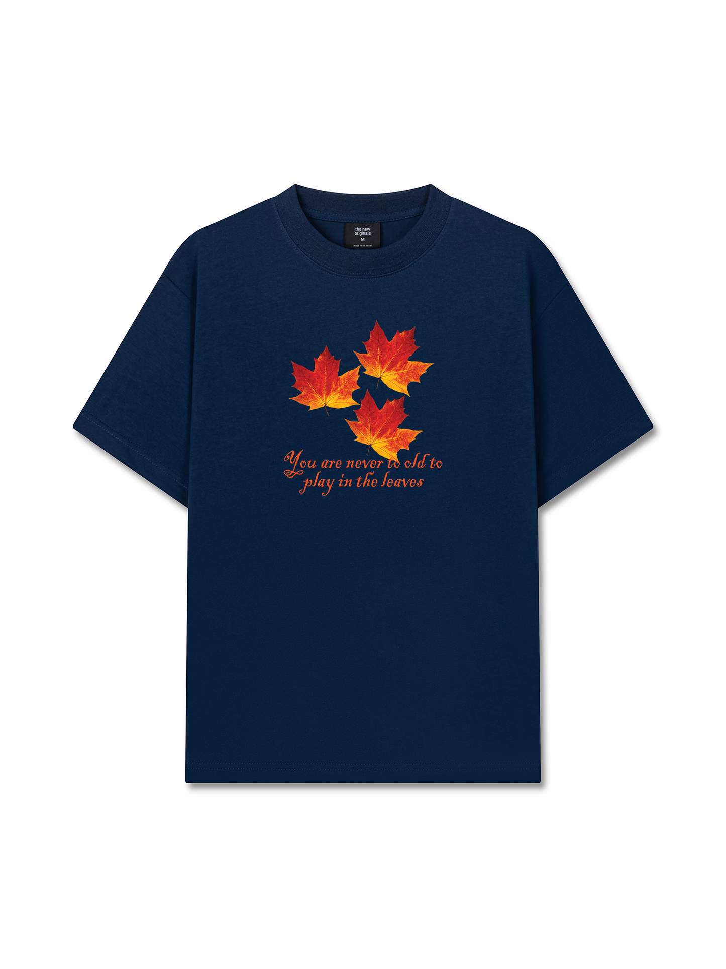 Áo Thun Relaxed Fit Autumn Vibes Play In The Leaves