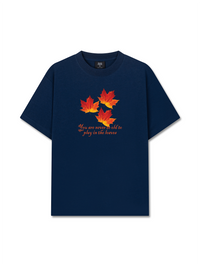 Áo Thun Relaxed Fit Autumn Vibes Play In The Leaves