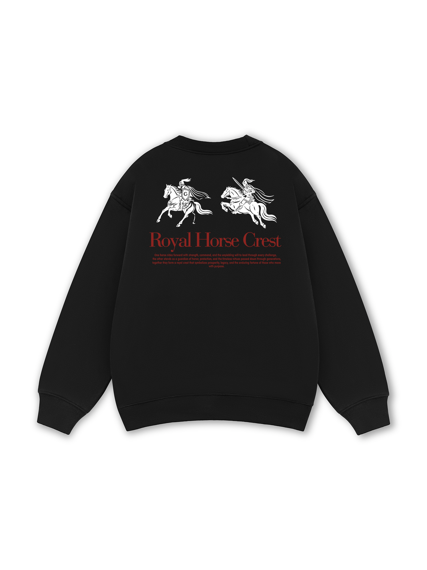 Royal Horse Crest  Sweater