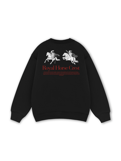Royal Horse Crest  Sweater