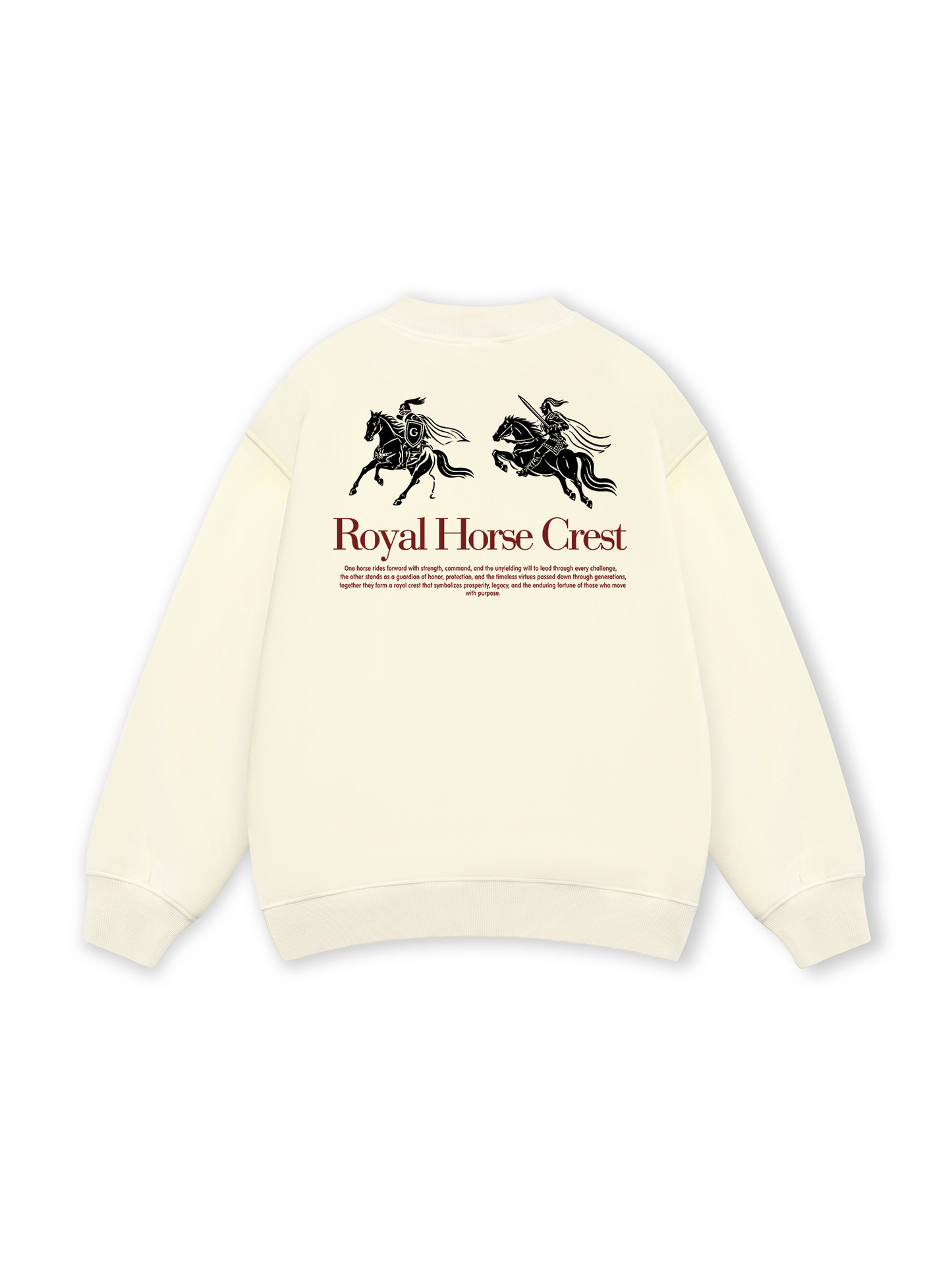Royal Horse Crest  Sweater