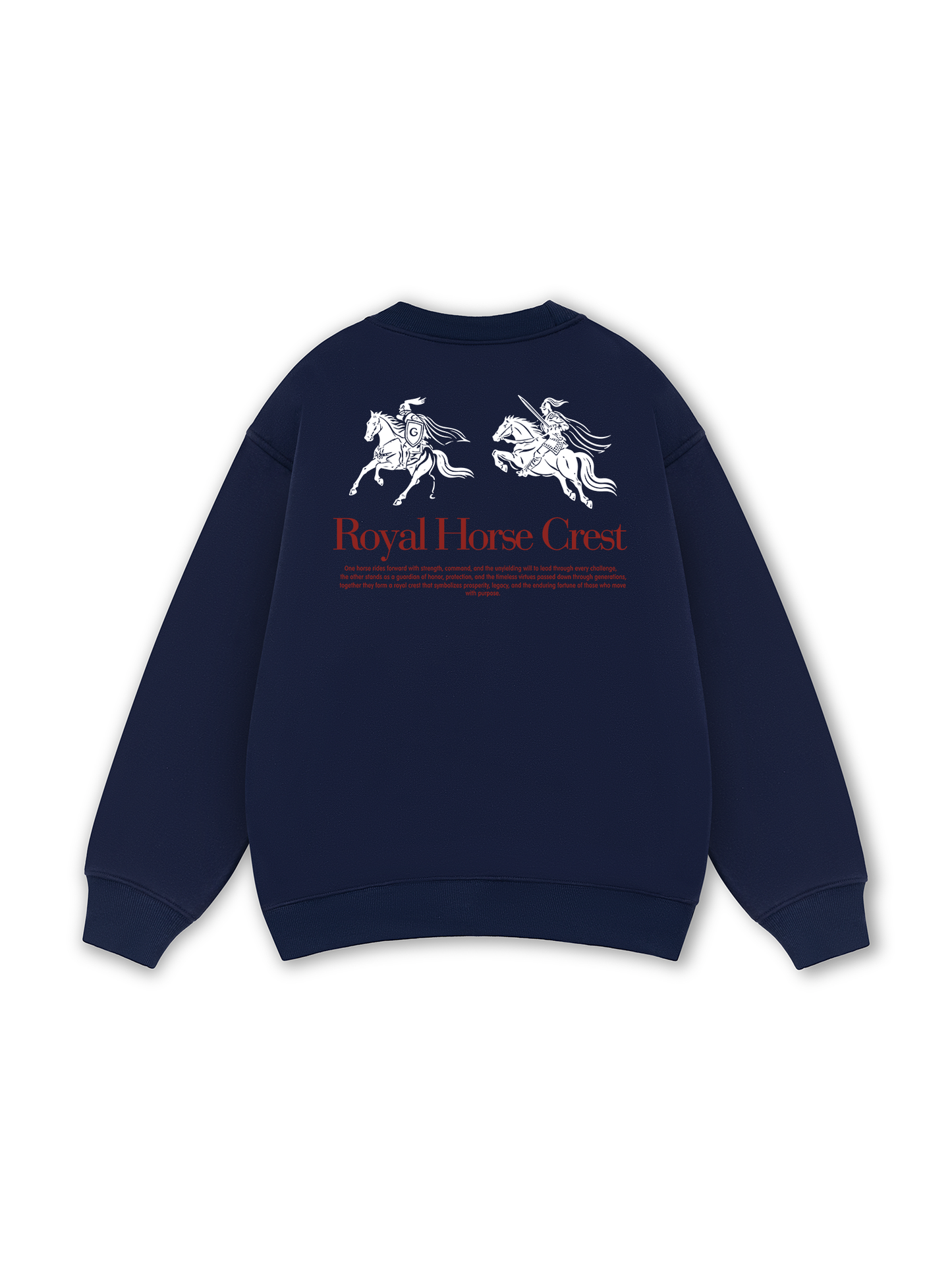 Royal Horse Crest  Sweater