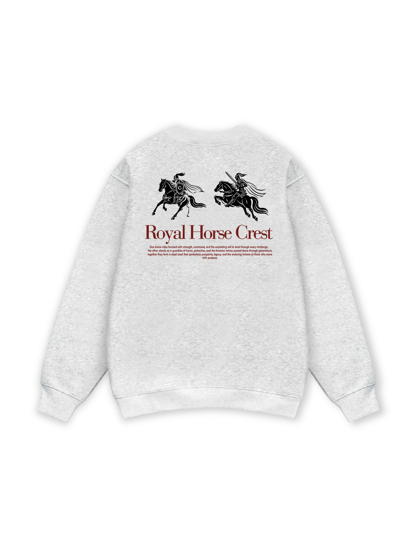 Royal Horse Crest  Sweater