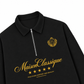 Áo Sweater Polo Nỉ Hai Da MaisonClassique
