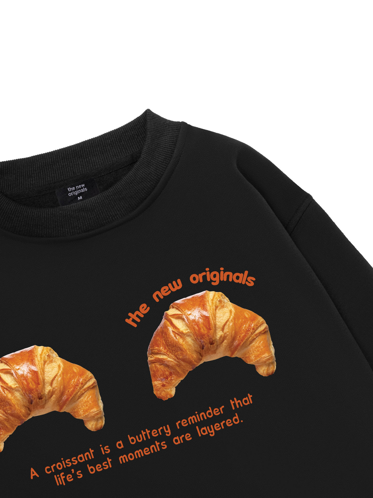 Croissant Quote Sweater