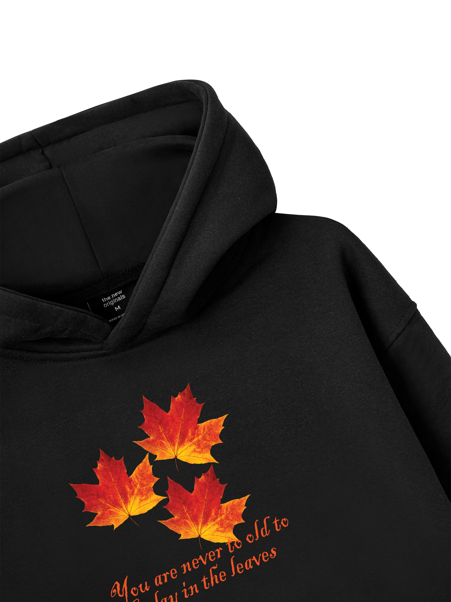 Autumn Play In The Leaves Hoodie
