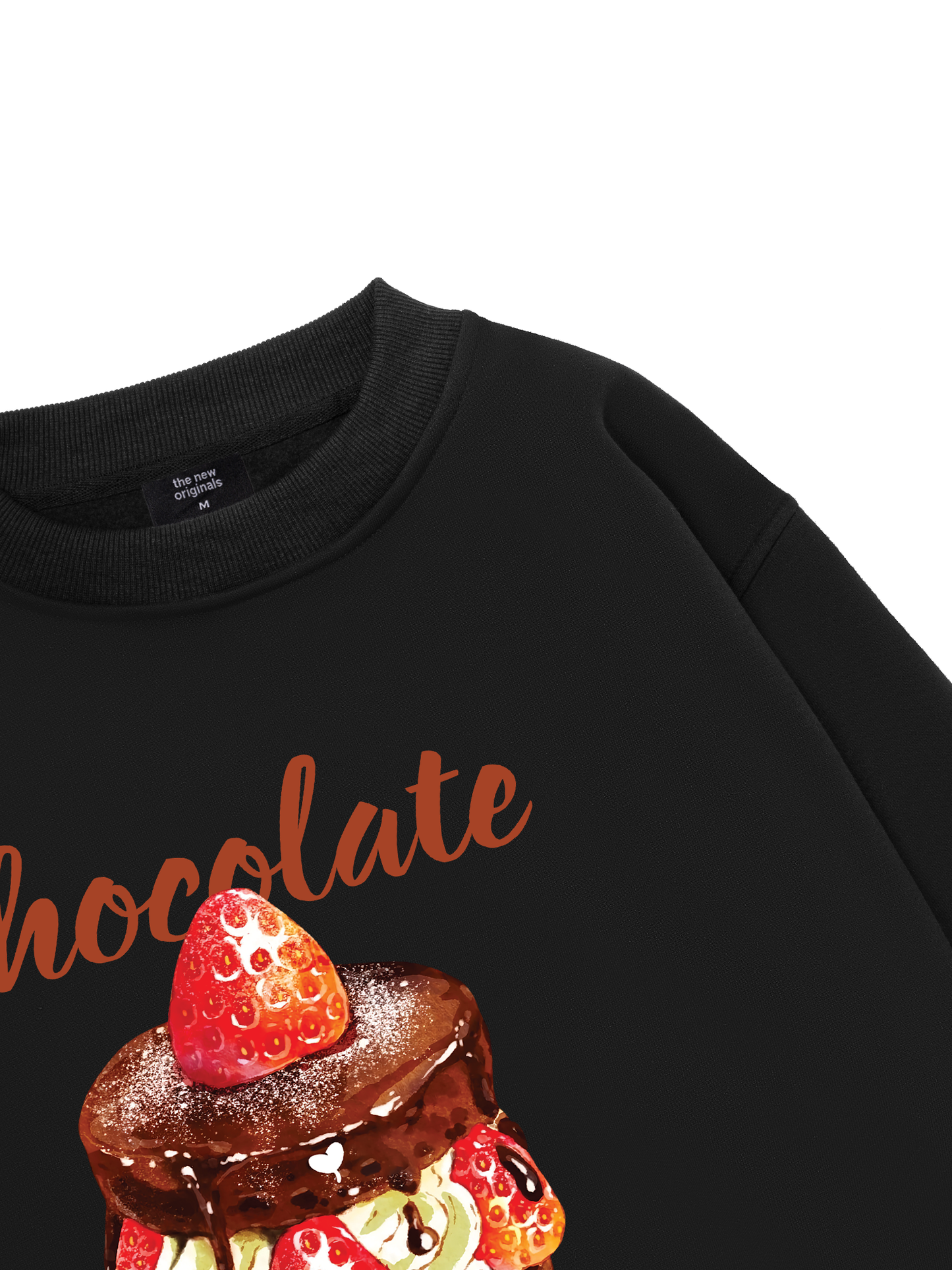 Sweet Pastry Strawberry Chocolate Sweater