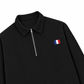 Áo Sweater Polo Nỉ Hai Da Paris Flag