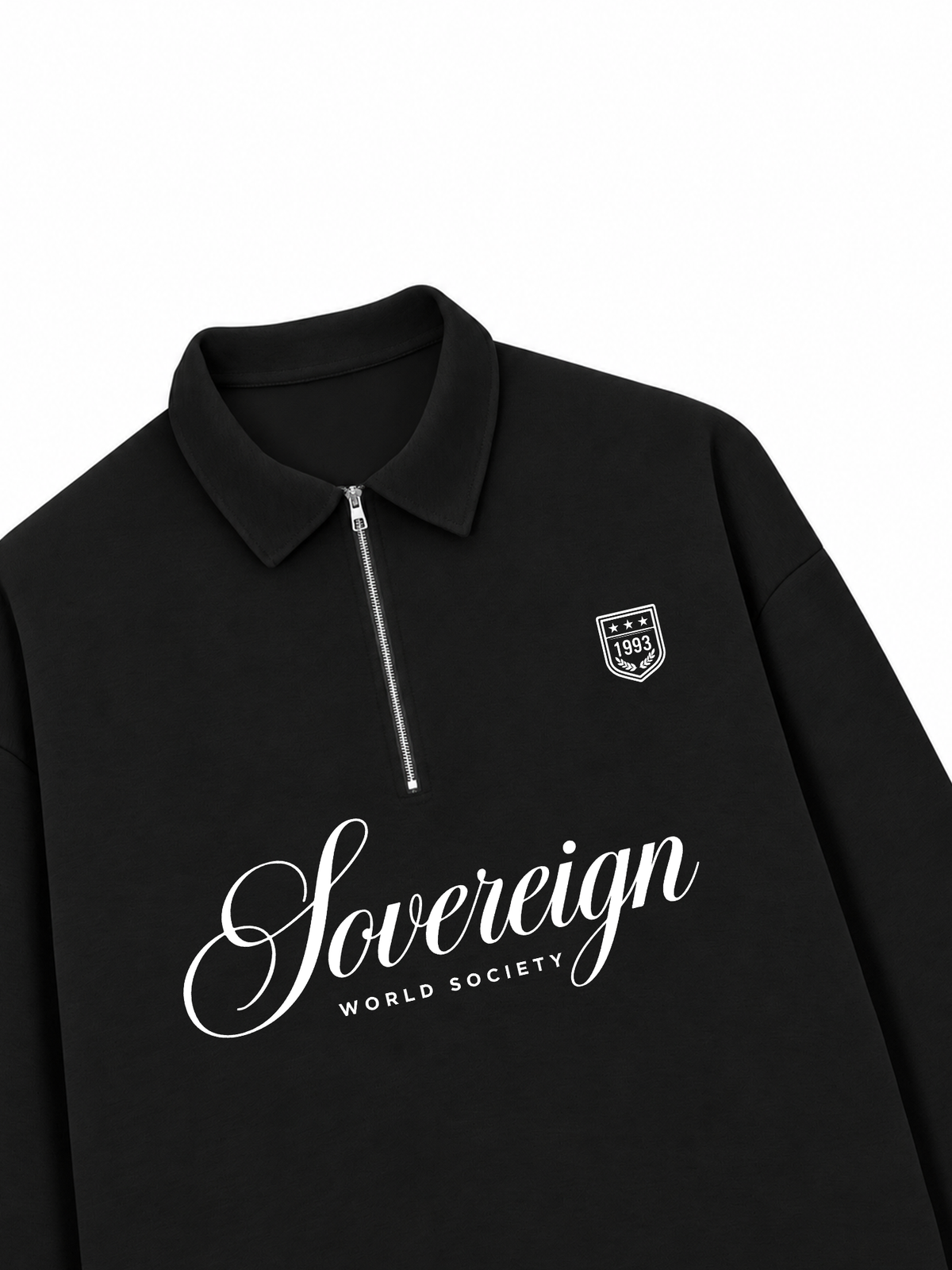 Áo Sweater Polo Nỉ Hai Da Sovereign