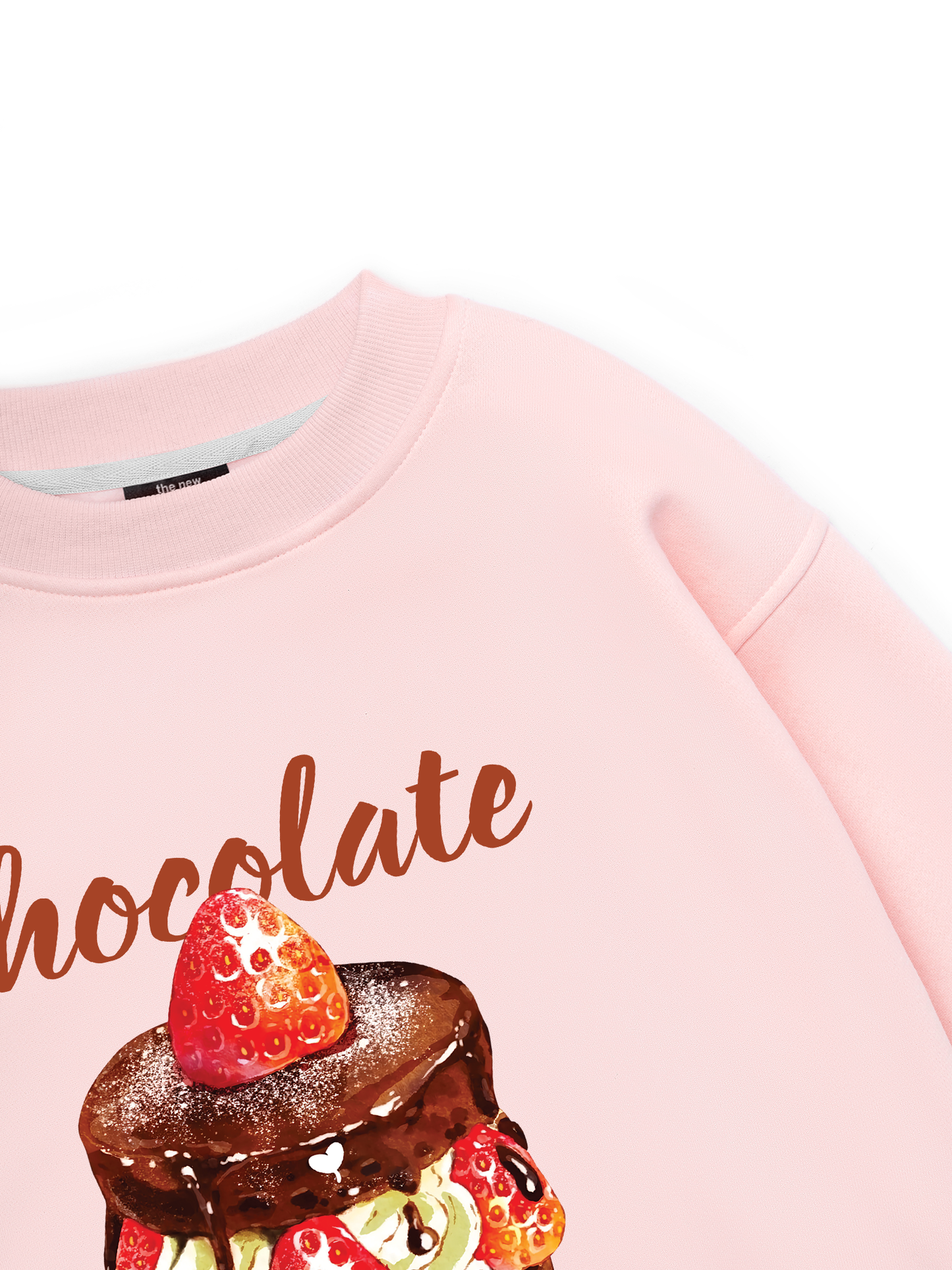 Sweet Pastry Strawberry Chocolate Sweater