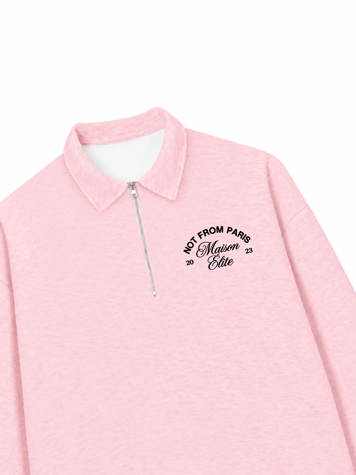 Áo Sweater Polo Nỉ Hai Da Not From Paris