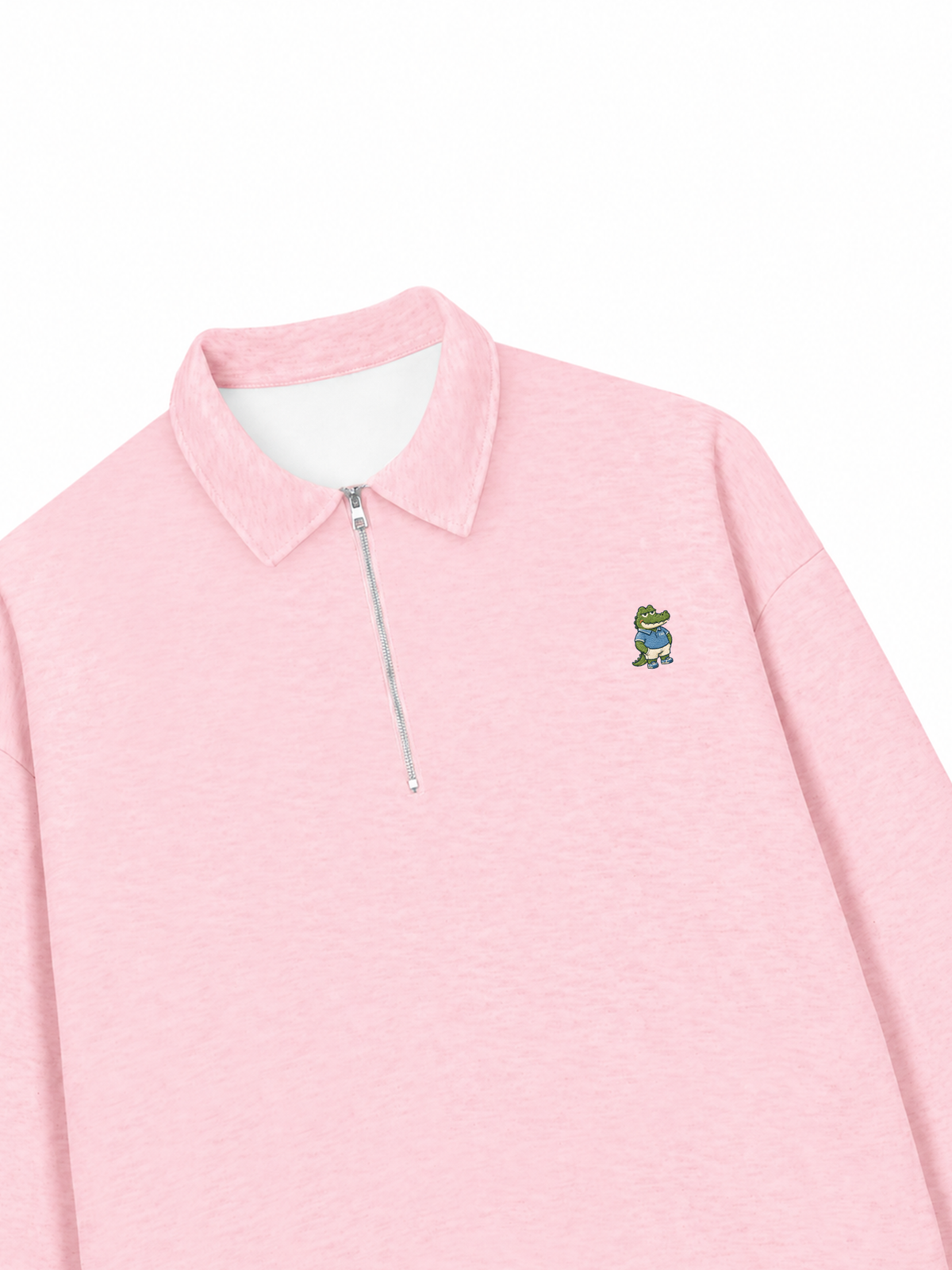 Áo Sweater Polo Nỉ Hai Da Sporty Croc