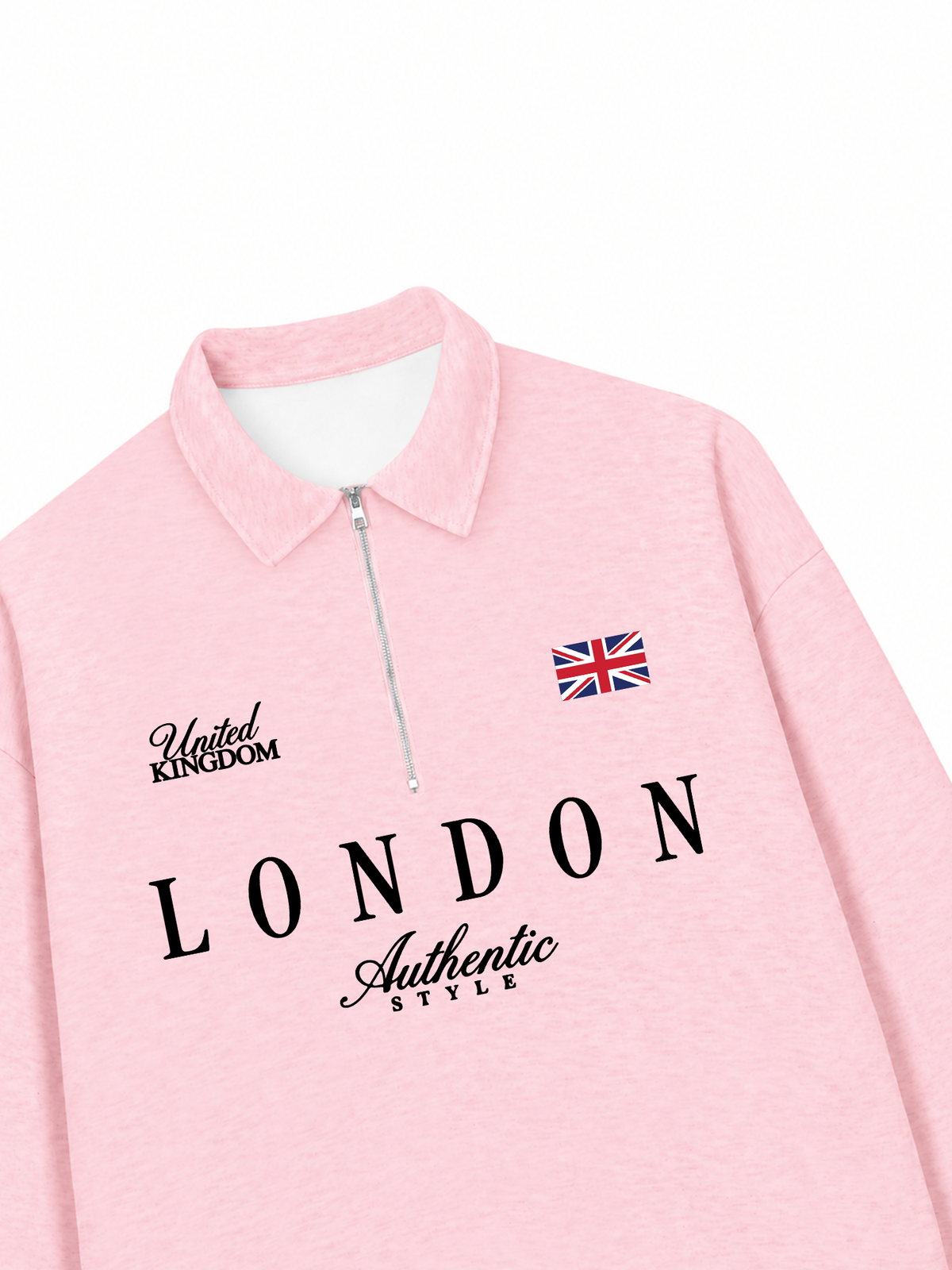 Áo Sweater Polo Nỉ Hai Da United Kingdom
