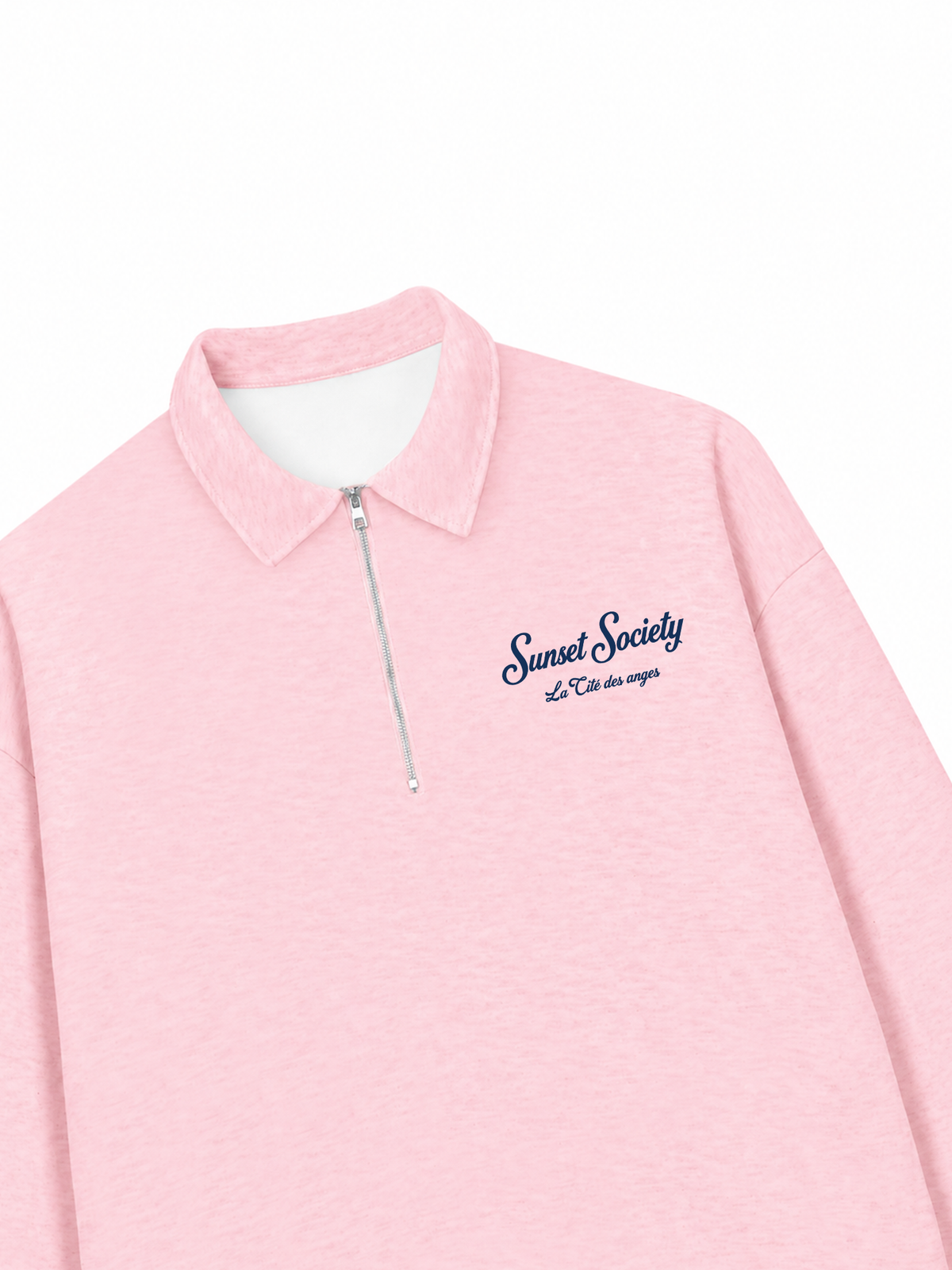 Áo Sweater Polo Nỉ Hai Da Sunset Society