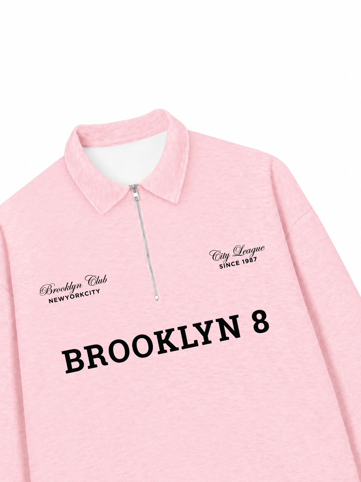Áo Sweater Polo Nỉ Hai Da Brooklyn 8