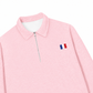 Áo Sweater Polo Nỉ Hai Da Paris Flag