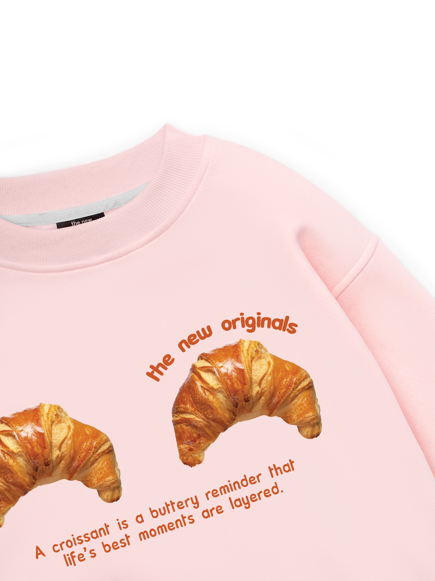 Croissant Quote Sweater