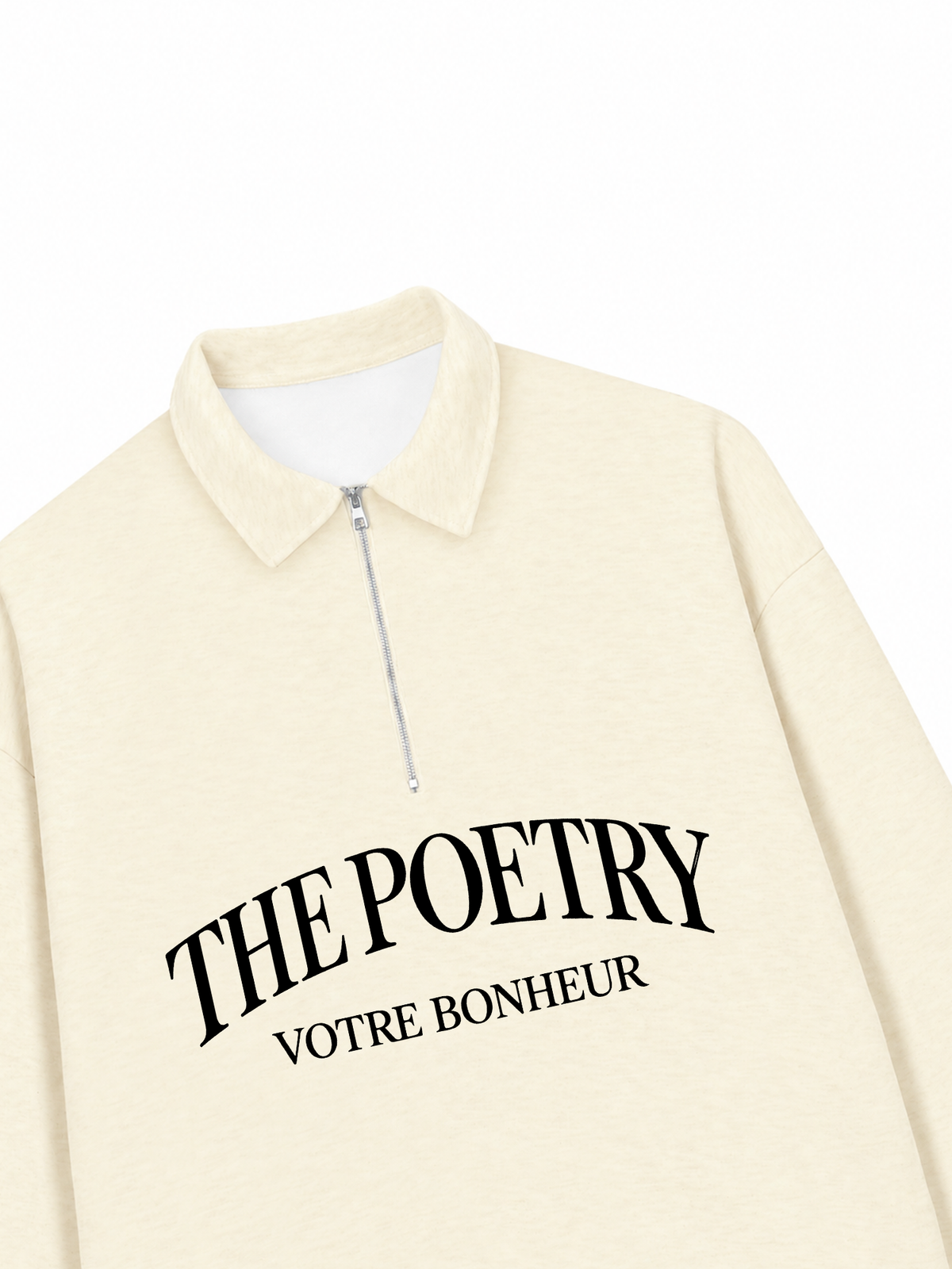 Áo Sweater Polo Nỉ Hai Da The Poetry