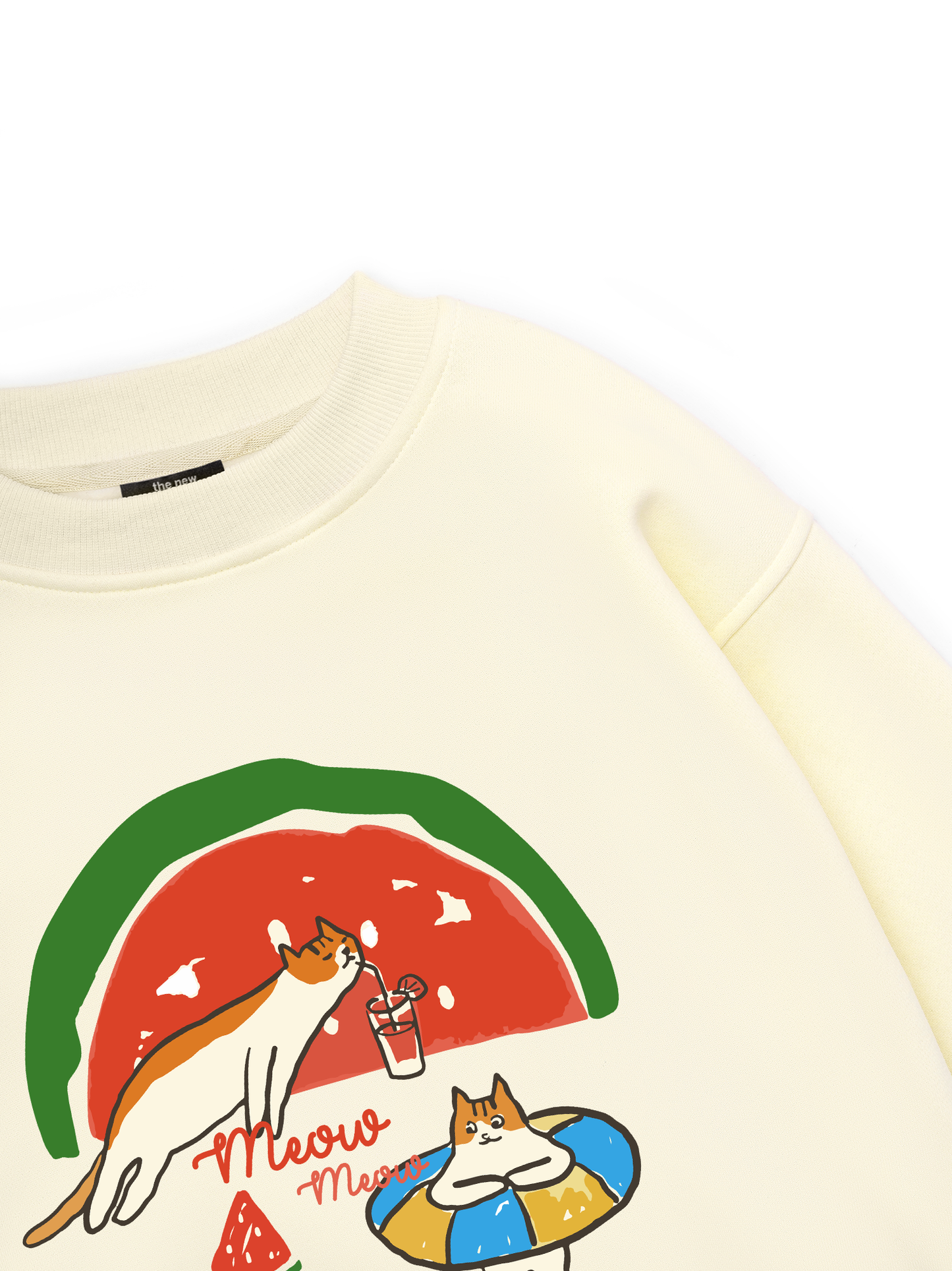 Meow Meow Watermelon Sweater