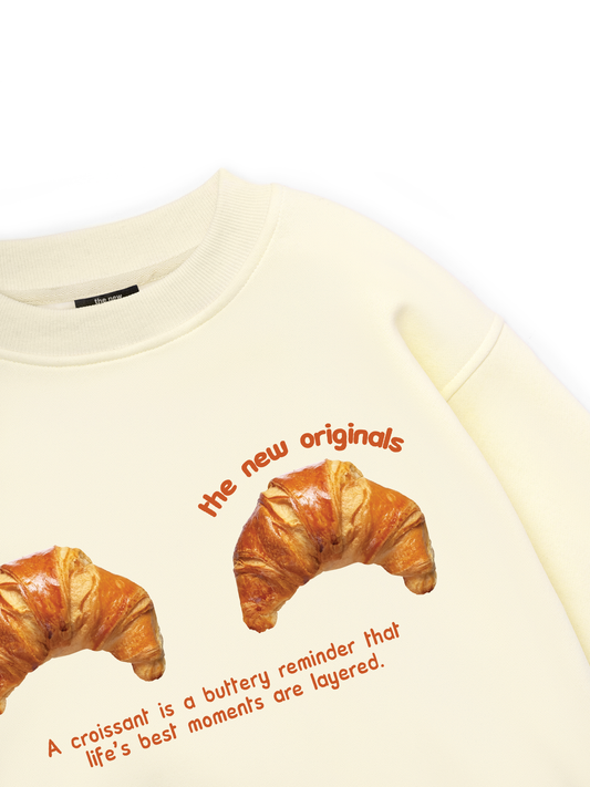 Croissant Quote Sweater