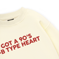 90's Heart Sweater