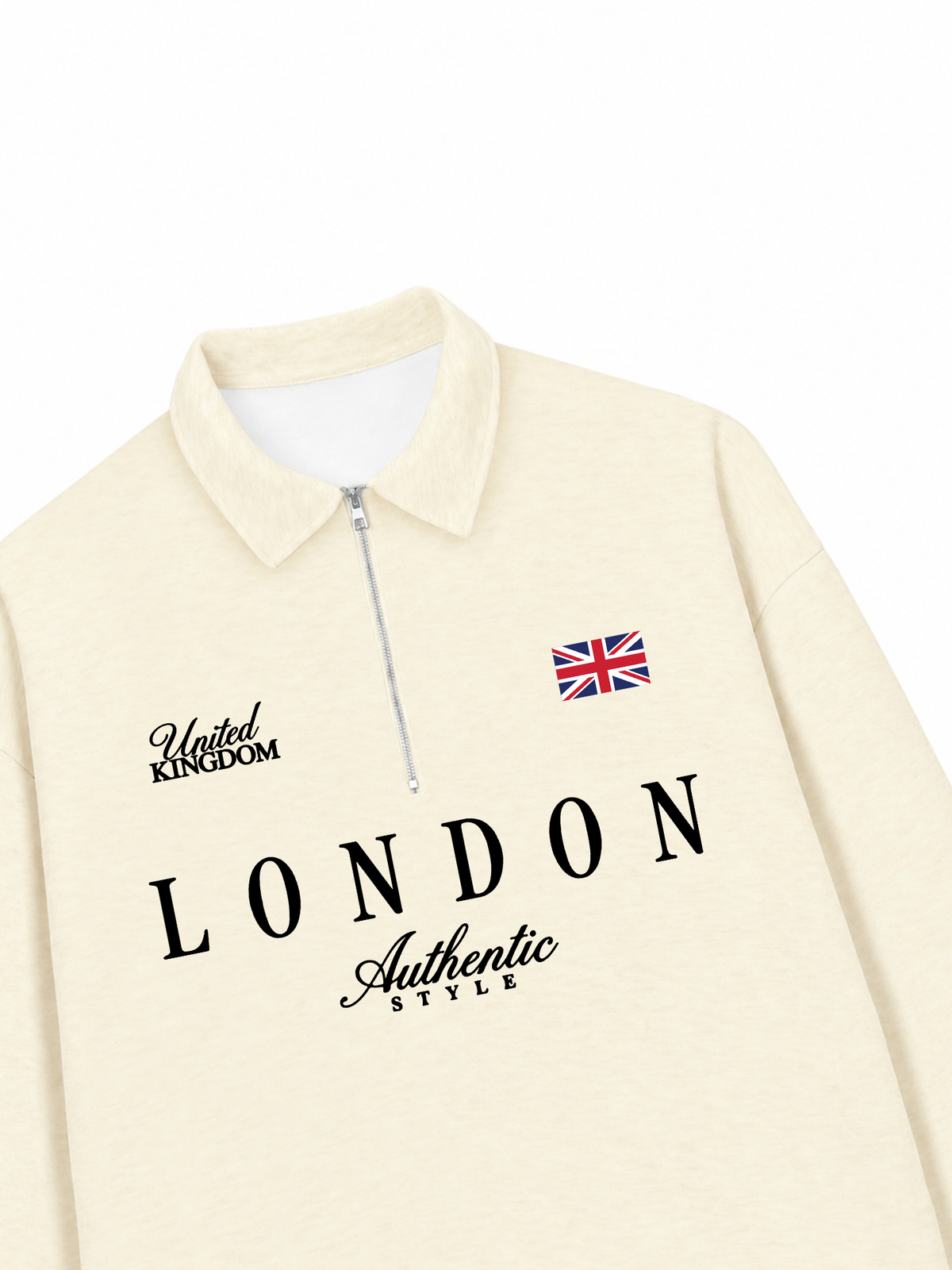 Áo Sweater Polo Nỉ Hai Da United Kingdom