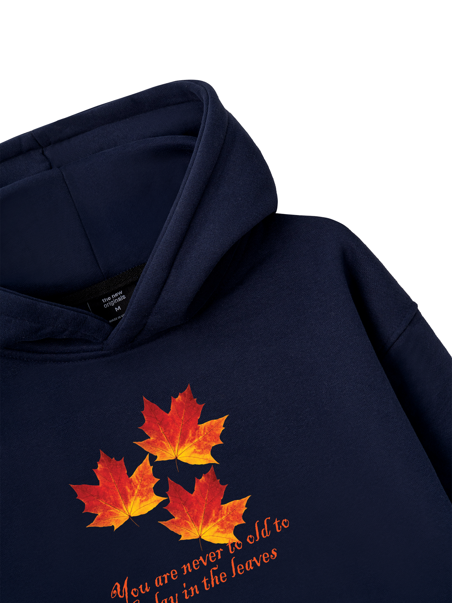 Autumn Play In The Leaves Hoodie