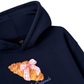 Áo Hoodie Nỉ Bông Go Get A Croissant sau