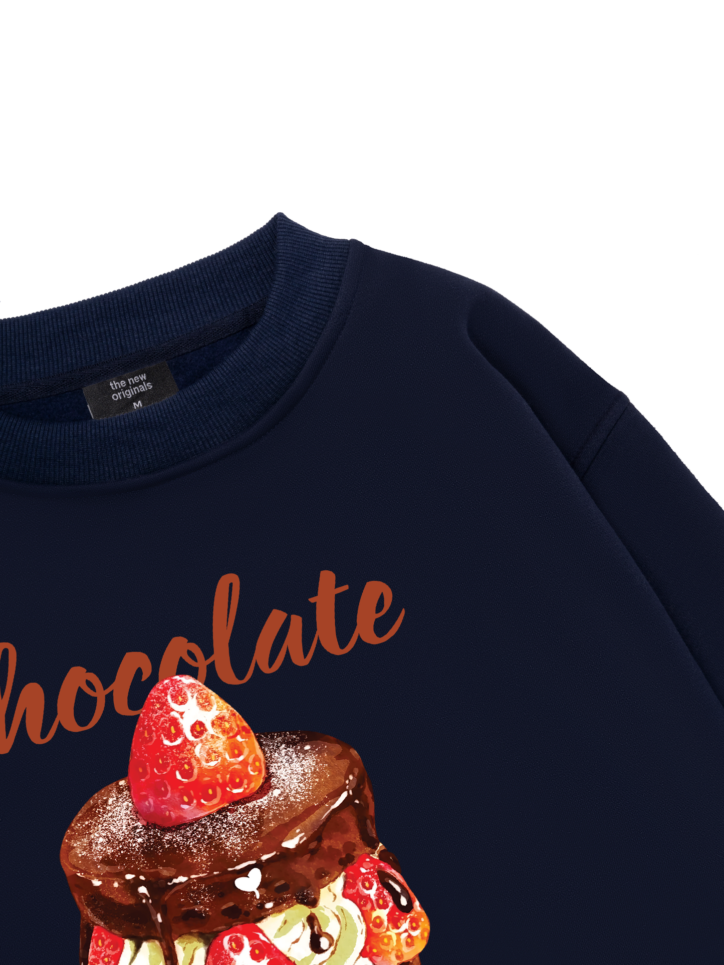 Sweet Pastry Strawberry Chocolate Sweater