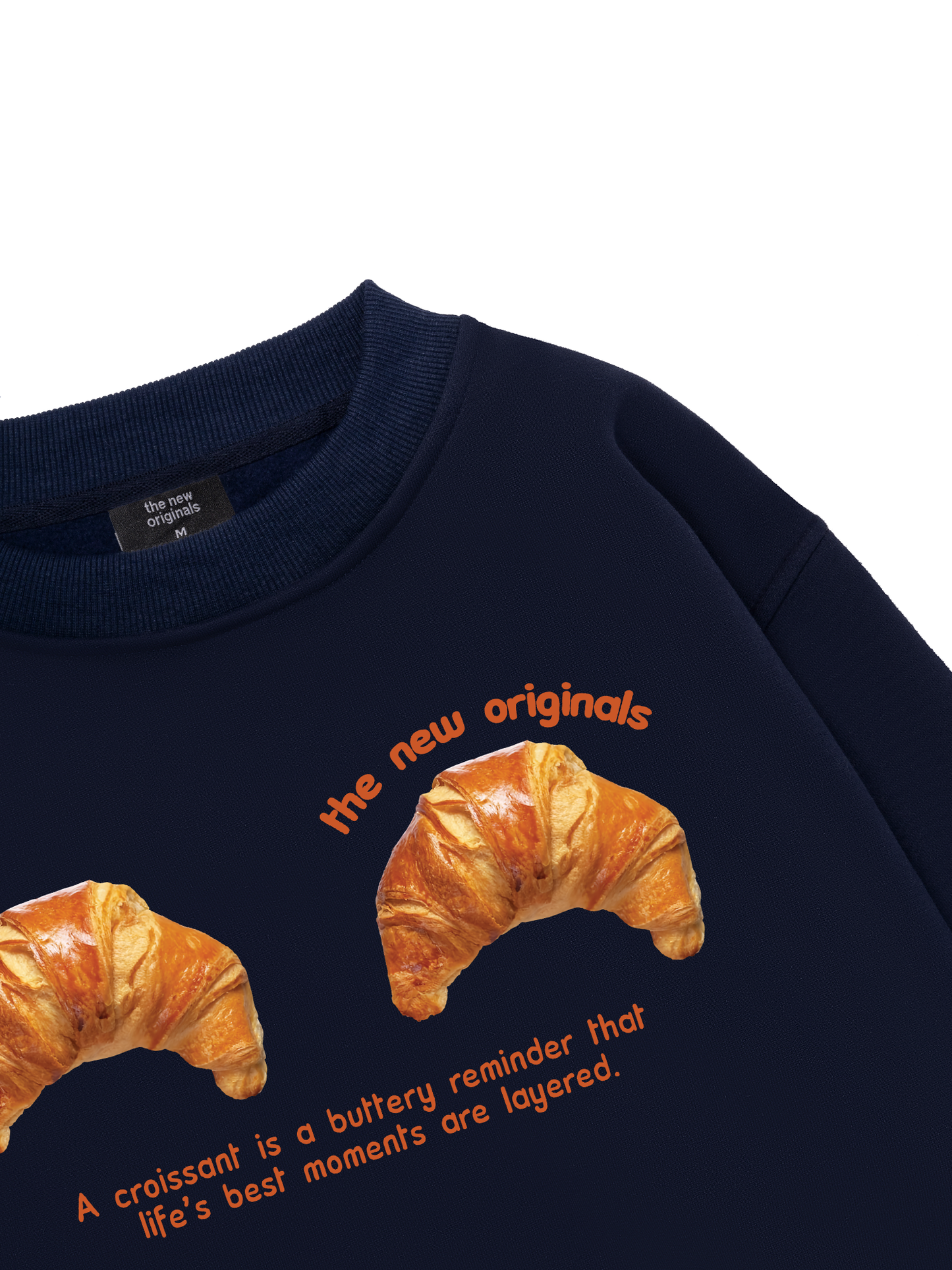 Croissant Quote Sweater